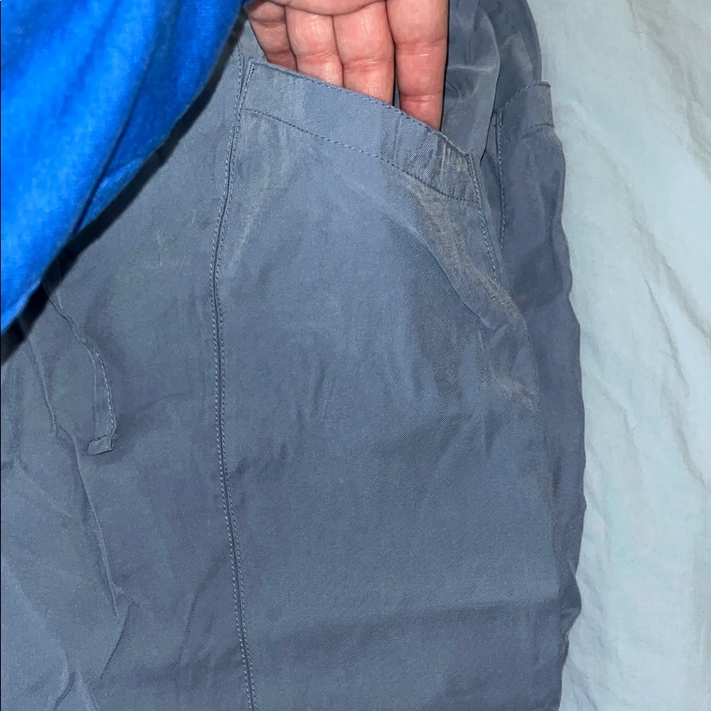 Comfortable Blue Drawstring Shorts - Picture 3 of 5